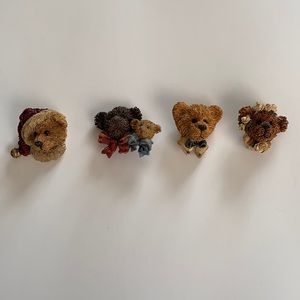 Boyd’s Bears set of 4 collectible pins